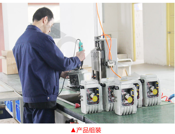  電動執行器,電動頭,YTDG-RS1600電動執行機構產品組裝