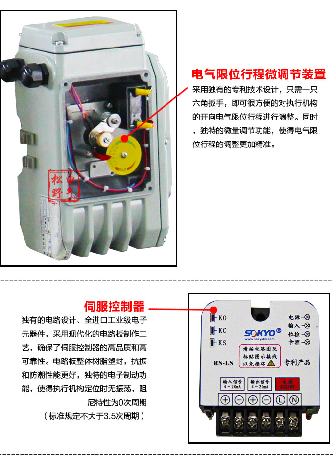 電動執行器,電動頭,YTDG-RS1600電動執行機構細節圖3