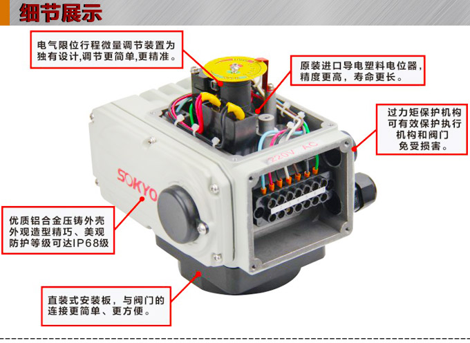 電動執行器,電動頭,YTDG-RS1600電動執行機構細節圖1