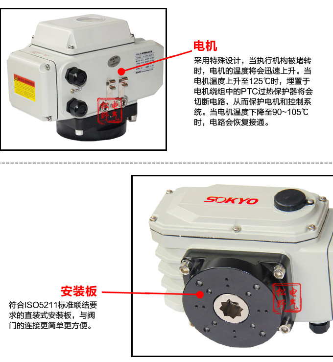 電動執行器,電動頭,YTDG-RS1600電動執行機構細節圖4