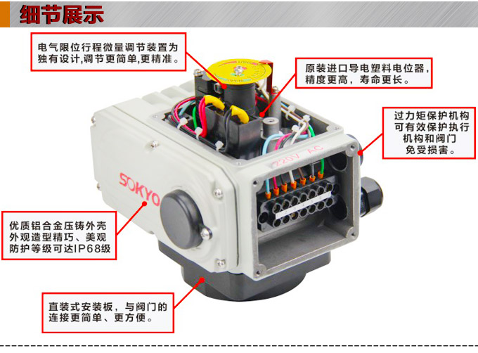 智能電動球閥,YTDZ-RS智能電動調節球閥細節圖1