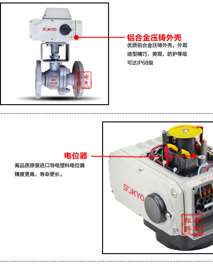 智能電動球閥,YTDZ-RS智能電動調節球閥細節圖2