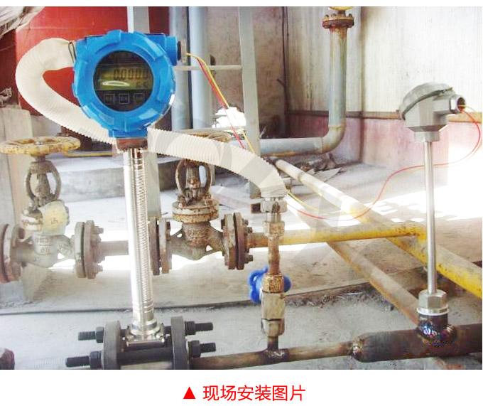 智能渦輪流量計,YTFL數顯渦輪流量計現場安裝1