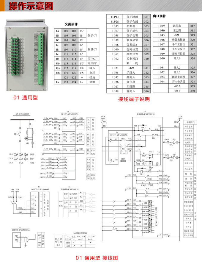 數字PT并列,DH93數字PT并列裝置,PT并列操作示意圖