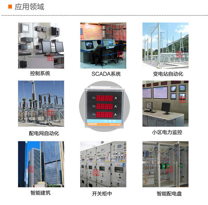 三相電流表,DW4三相數字電流表應用領域