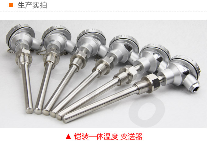 高精度溫度變送器,DFW一體化溫度變送器,溫度變送器生產實拍