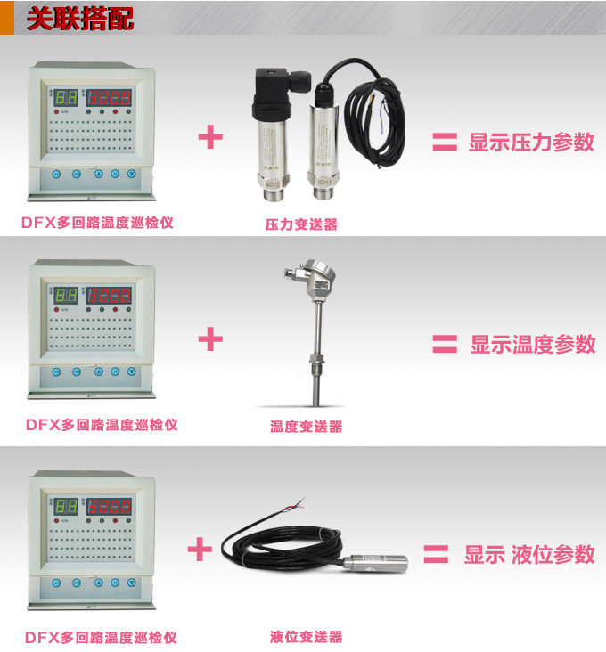 溫度巡檢儀,DFX14多回路溫度巡檢儀,多回路巡檢控制儀關聯搭配 溫度巡檢儀,DFX14多回路溫度巡檢儀,多回路巡檢控制儀關聯搭配