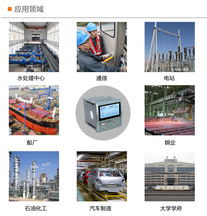 液晶漢顯控制儀，DT309單回路液晶顯示表，液晶顯示控制儀 應用領域