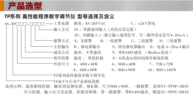 數字調節儀,TP6數字程序調節儀,智能PID調節器產品選型